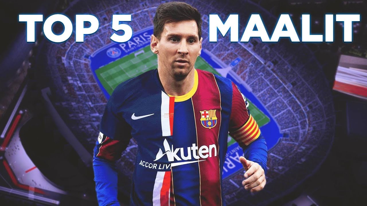 TOP 5 LIONEL MESSIN HULLUIMMAT MAALIT!!