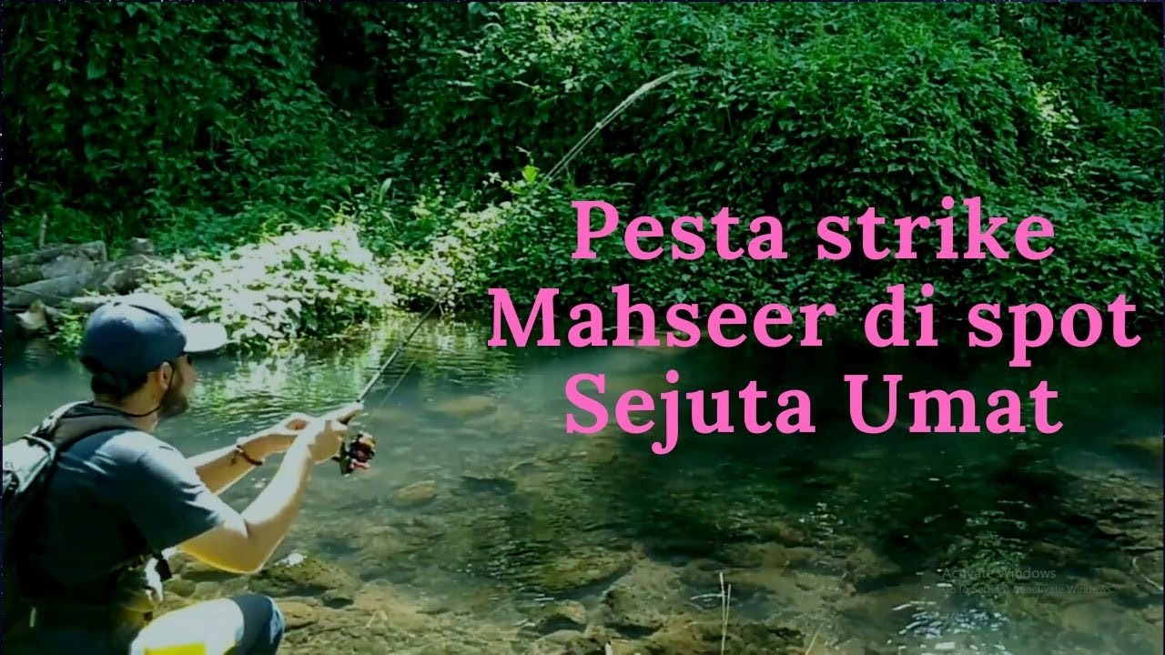 Mancing Ikan raja di lereng gunung Merapi Yogyakarta | double STRIKEEEE BRAYY