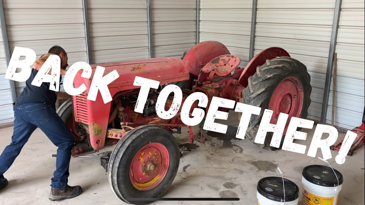 Будет ли он переключаться? Заброшенный Ferguson TO-35 получил новую вилку переключения передач.