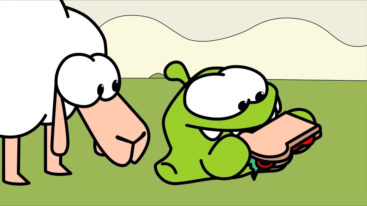 Learning colours with Om Nom: UFO
