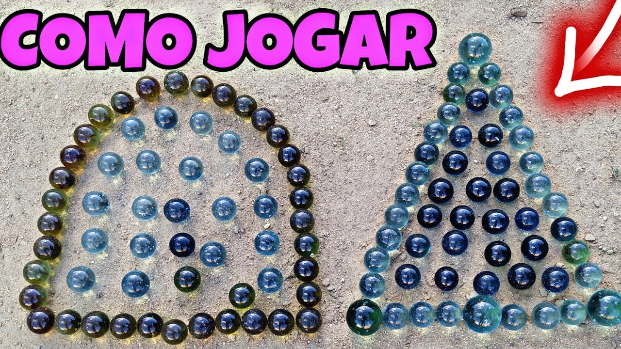 Como jogar v&aacute;rios tipos de jogos - com bolinhas de gude