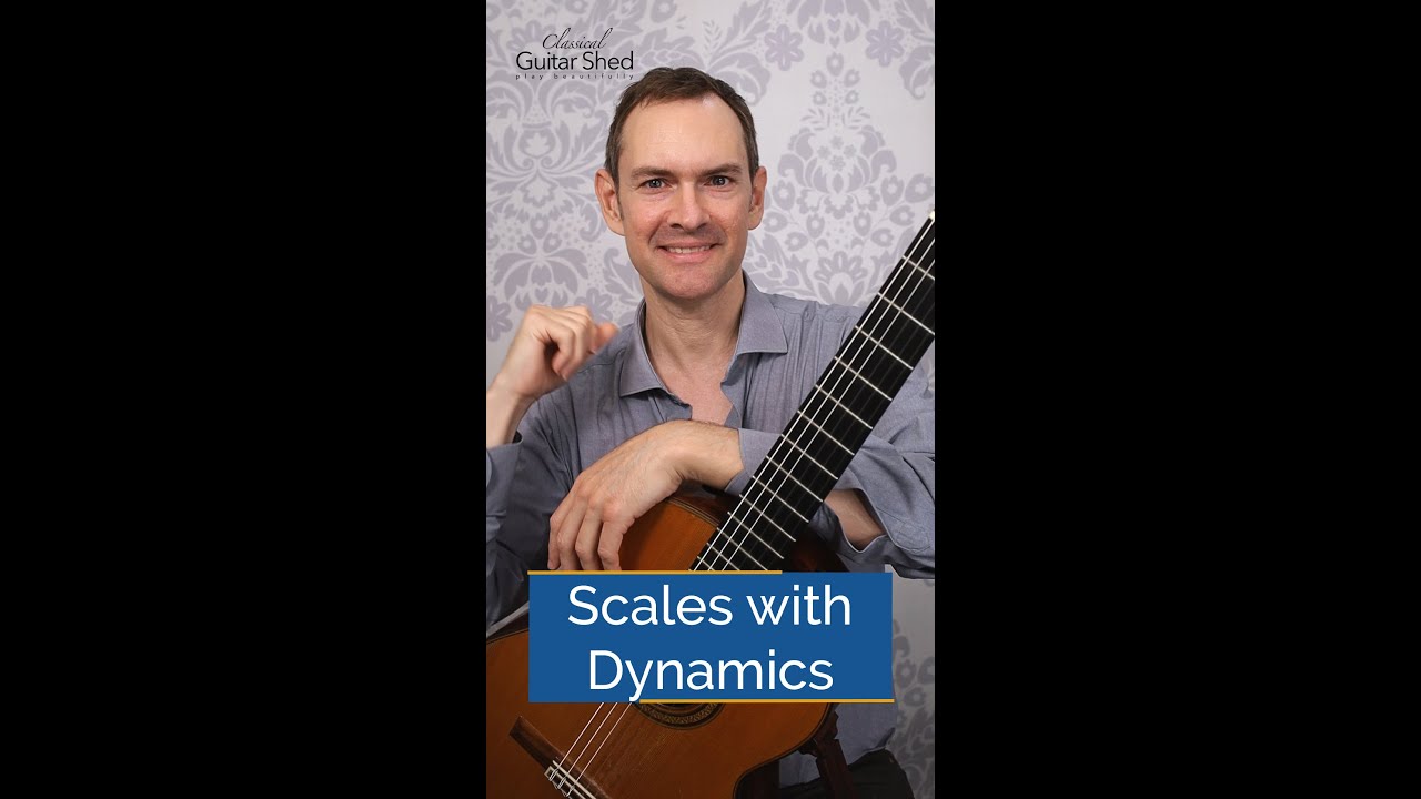 More dynamic classical guitar scales #shorts