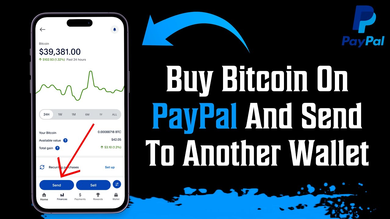 Как купить биткоины на PayPal и отправить на другой кошелек