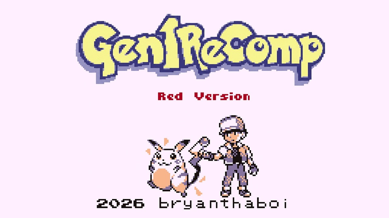 Pokemon Gen 1 Recompilation - Reveal Trailer
