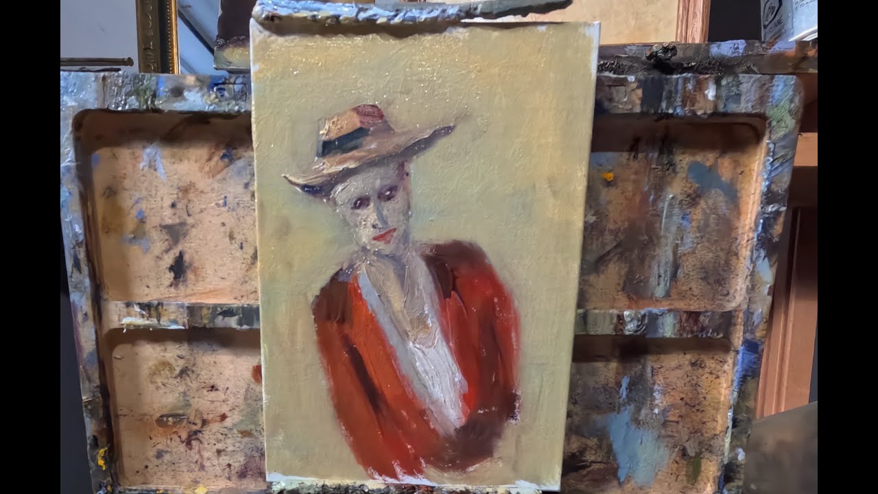 Quick Williamsburg Oil Paint Portrait