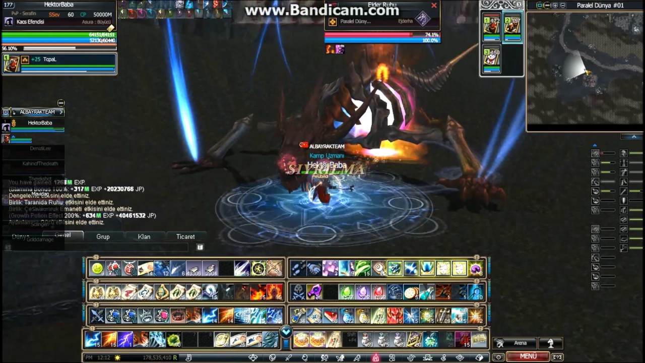 #Rappelz Serafin HektorBaba 177 Void Mage Paralel World (Event geldiyse bizde geliriz )
