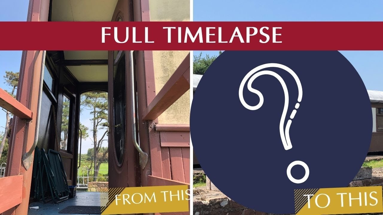 FULL PULLMAN CARRIAGE TIMELAPSE: HERITAGE RESTORATION PROJECT 2020 TO 2021