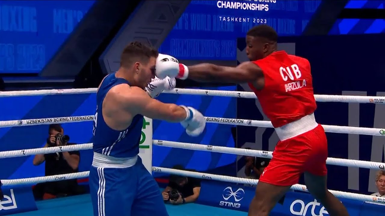 R32 (92+KG) ARZOLA LOPEZ FERNANDO ALEJANDRO (CUB) vs LENZI DIEGO (ITA)| IBA World Championships 2023