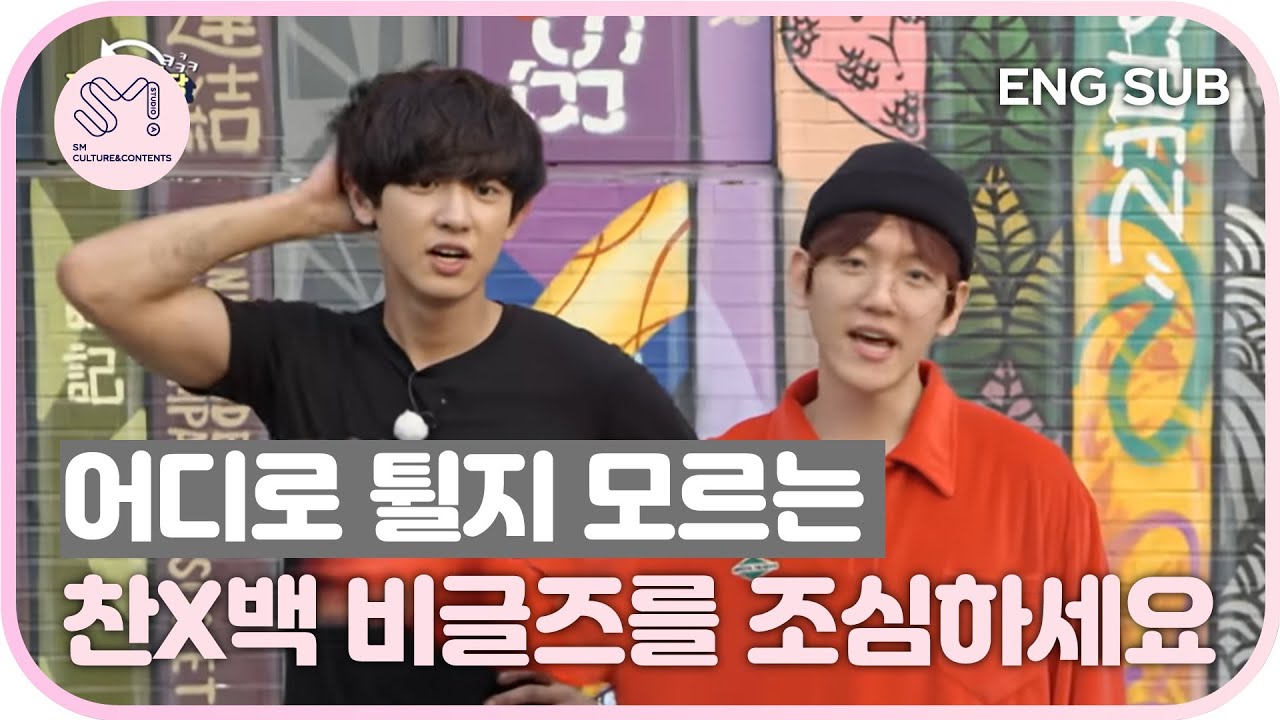 [ 재밌SM당 ] (심쿵주의) 어디로 튈지 모르는 찬열X백현 비글즈를 조심하세요 | EXO의 사다리타고 세계여행 2