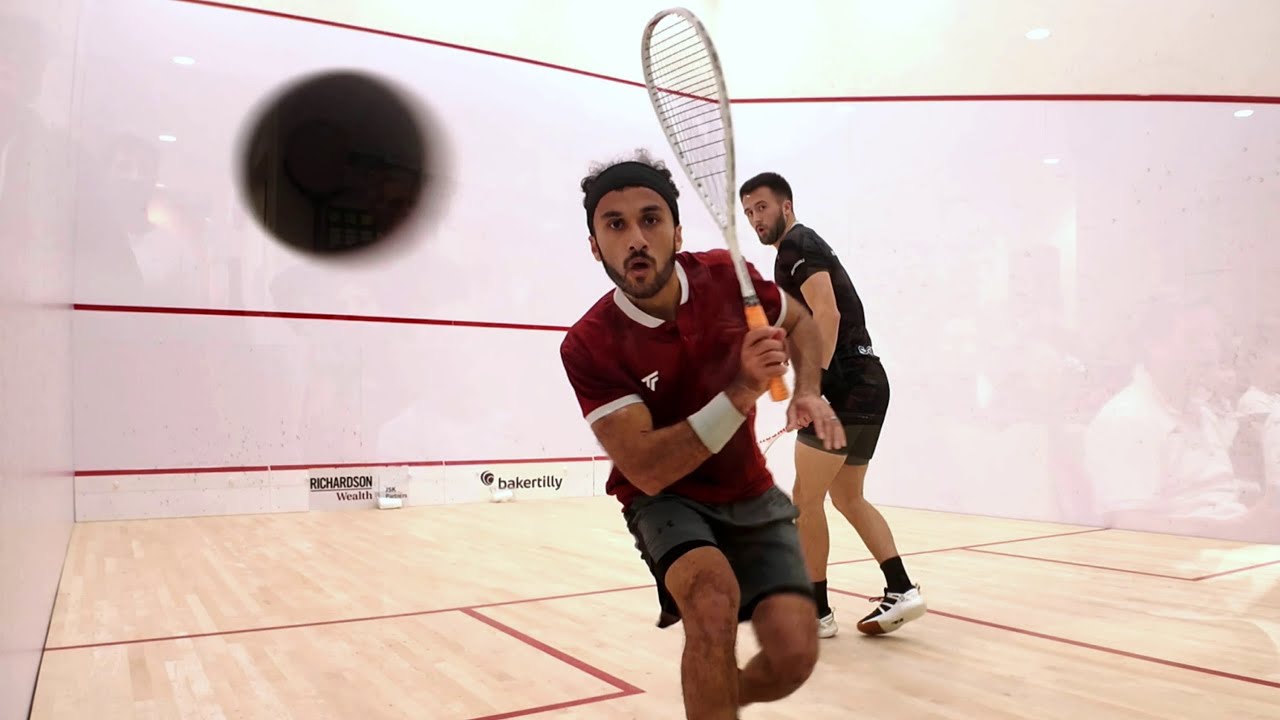 Pro Squash--Nick Wall(WR #42) v Shajahan Khan(WR #60)-Full Match