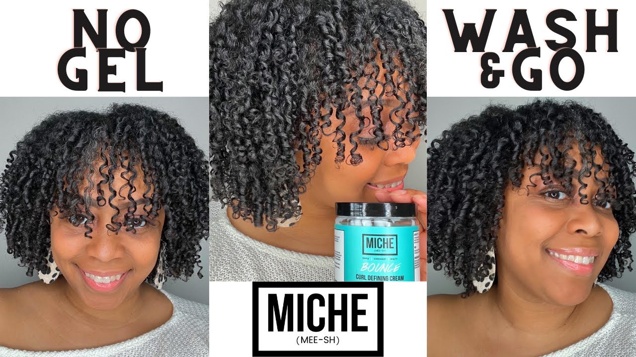 No Gel Wash&Go with Miche Beauty| Low Porosity Hair| Shingling Method