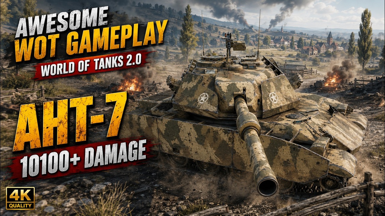 AHT-7 :: World of Tanks 2.0 :: 10100+ Damage