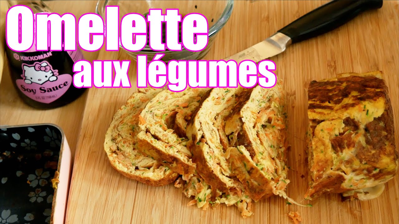 Omelette aux légumes râpés 🥚🥕