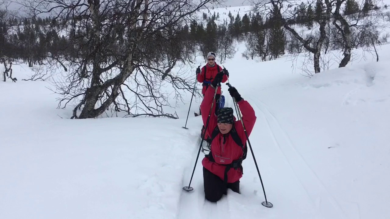 Viiden päivän ja neljän yön hiihtovaellus Urho Kekkosen kansallispuistossa huhtikuussa 2017