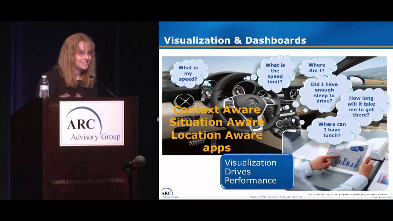Enterprise Manufacturing Intelligence w/ ARC's Janice Abel @ 2015 ARC Industry Forum Orlando