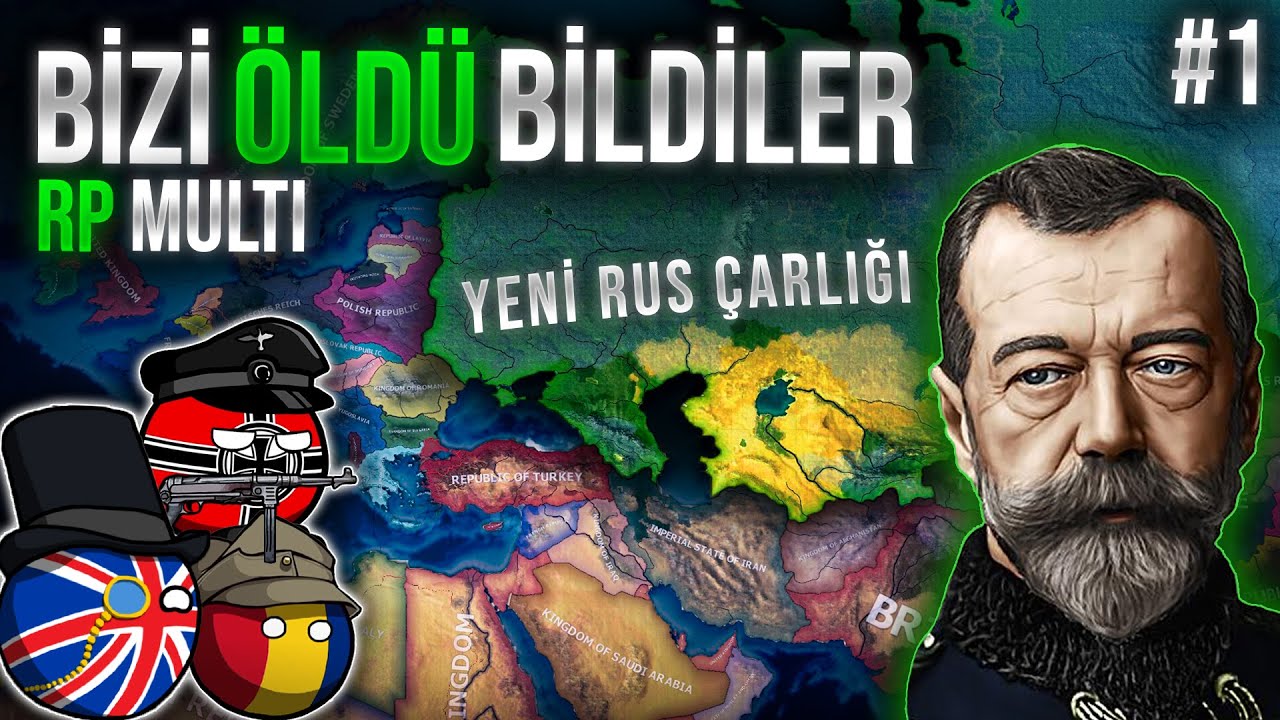 YÜCE ÇARI BULDUK! | HEARTS OF IRON 4 - MULTIPLAYER | RUS ÇARLIĞI #1