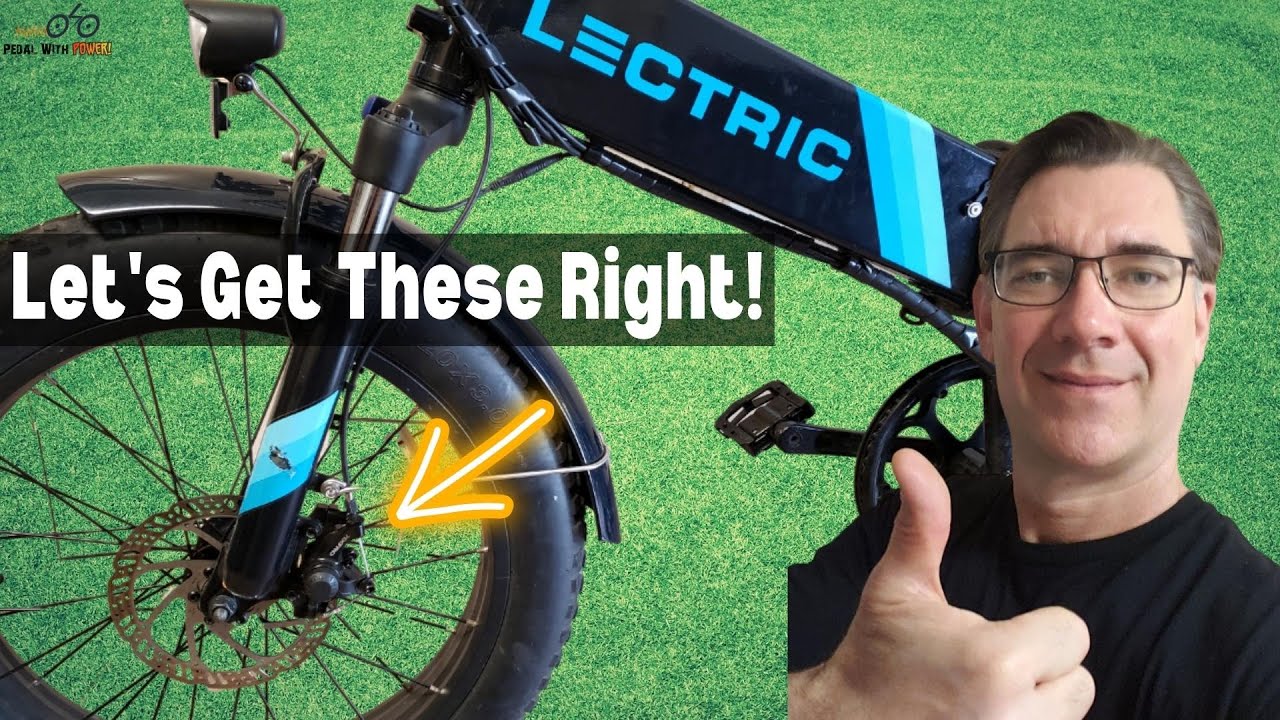 Lectric XP 2.0 - How To ADJUST Your BRAKES
