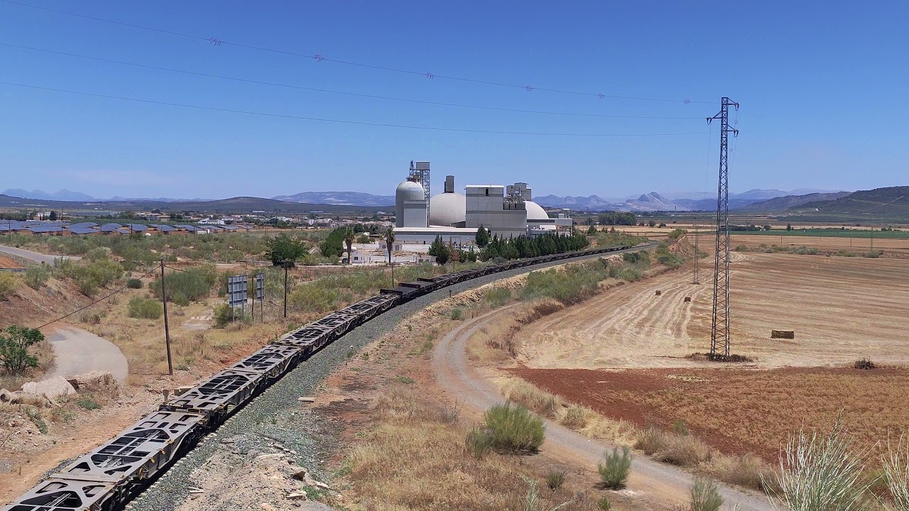 El Impresionante trafico de mercancías por la linea de Algeciras