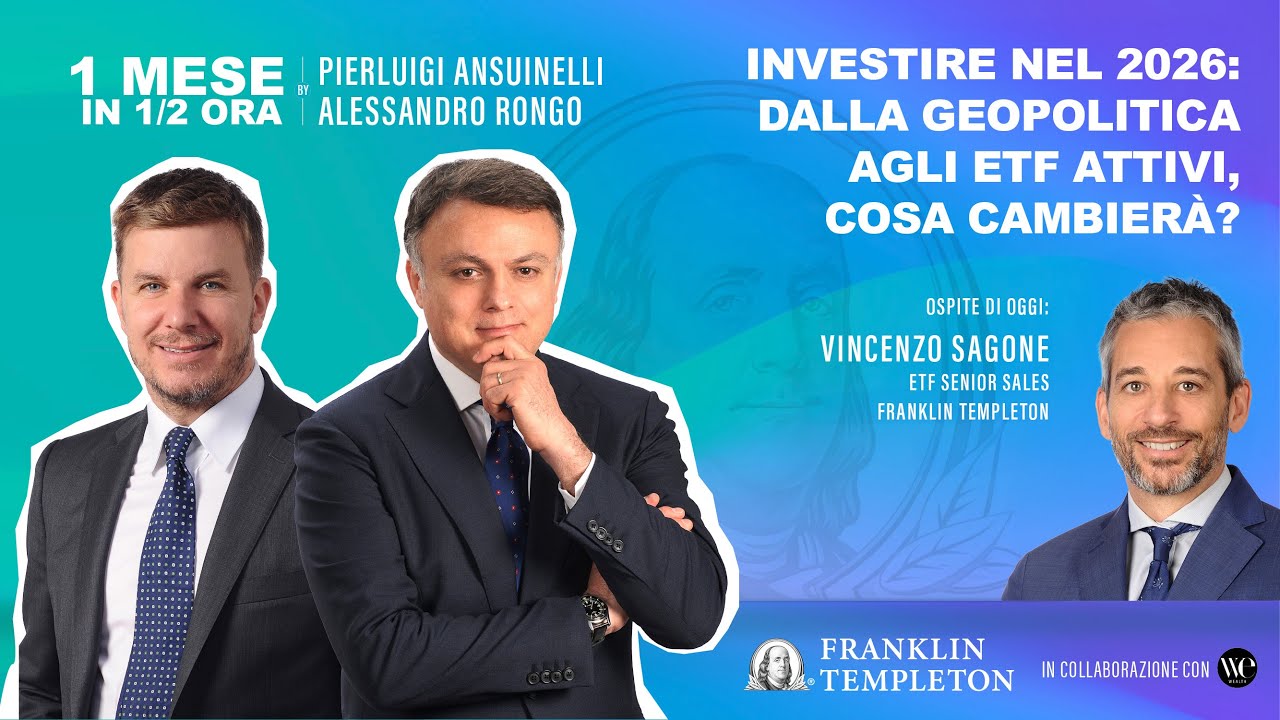 Investire nel 2026: dalla geopolitica agli ETF attivi, cosa cambierà?