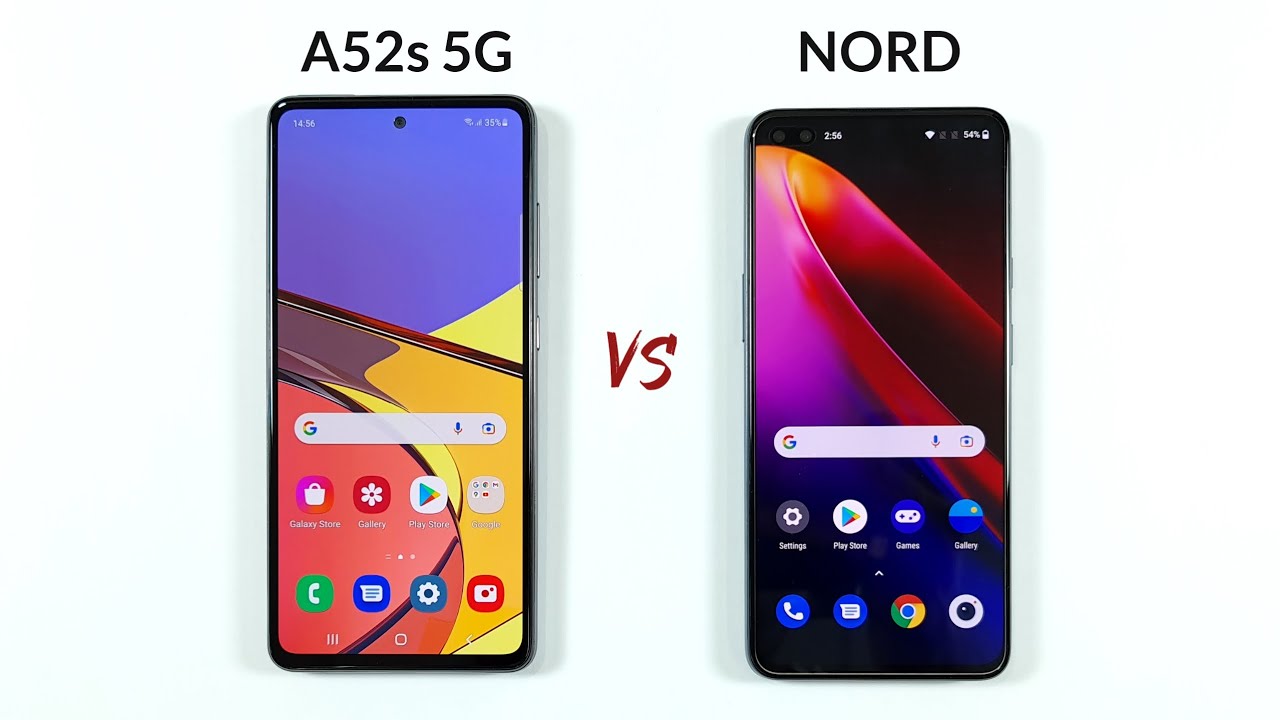 Samsung A52s 5G vs Oneplus Nord - SPEED TEST