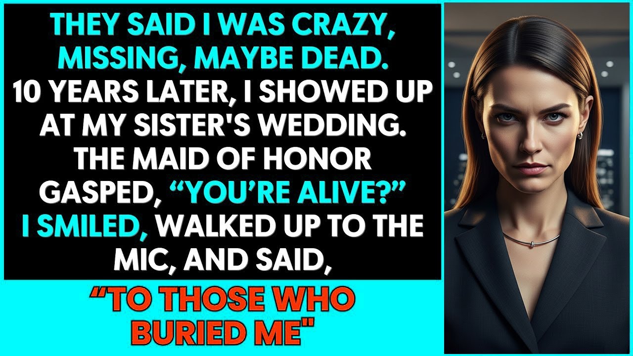 I Showed Up to My Sister’s Wedding After 10 Years — Then Her Maid of Honor Gasped, “You’re Alive?”