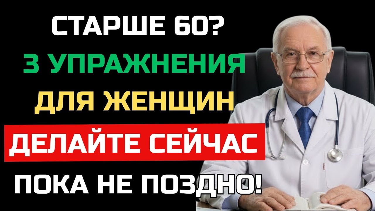 После 60? 3 силовых упражнения, которые каждой женщине важно делать вовремя | ЗДОРОВЬЕ ПОЖИЛЫХ
