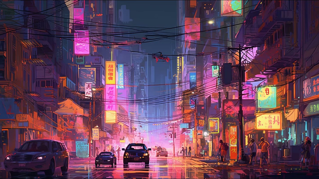 Retrowave Synthwave - City Lights | Roland JX-8P & PG-800 Influence