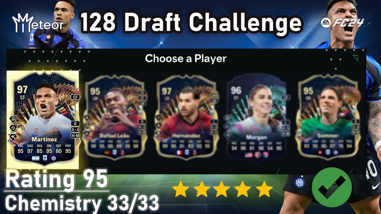 SERIA A 128 DRAFT CHALLENGE! *These Cards Are INSANE* - EAFC 128 Draft Challenge