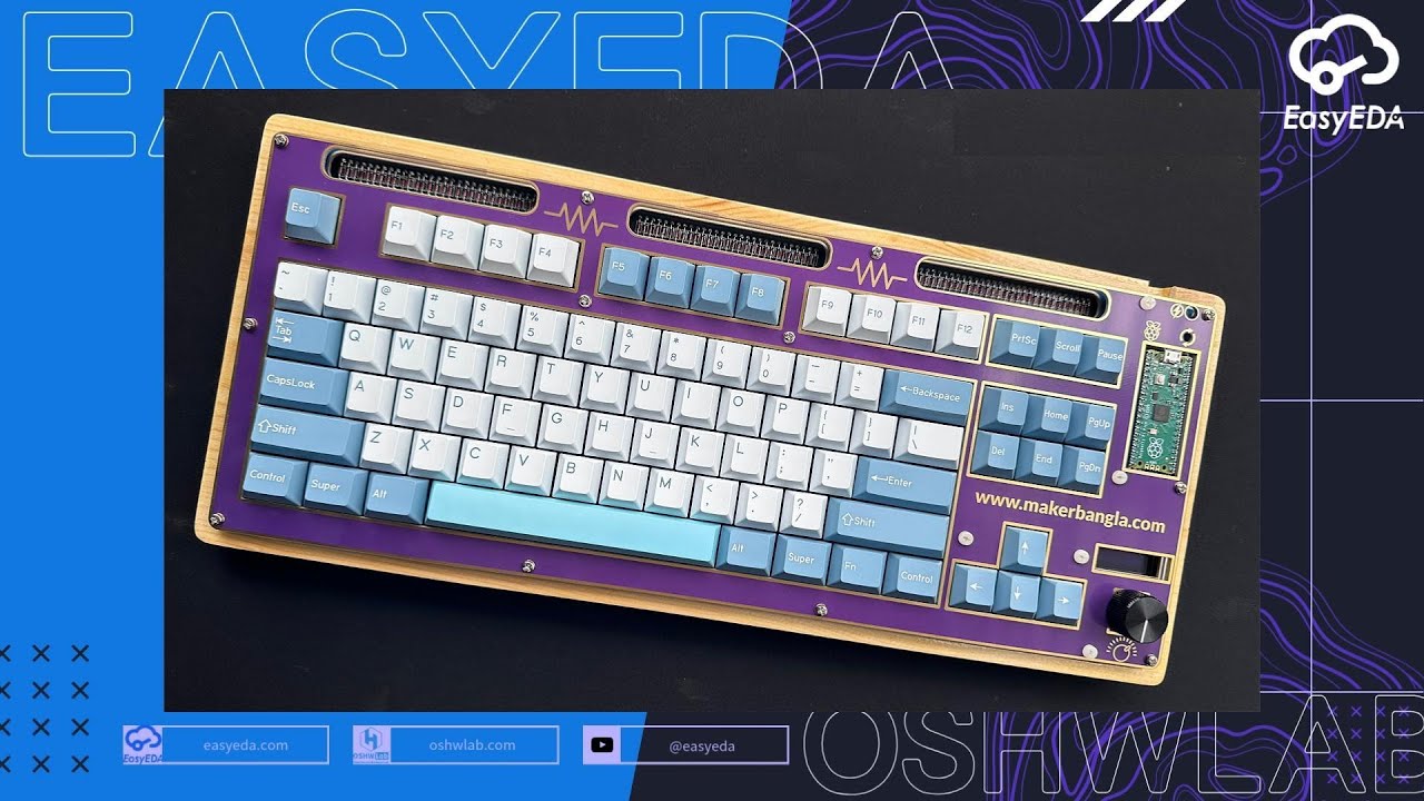 OSHWLab 34: Кастомная механическая клавиатура