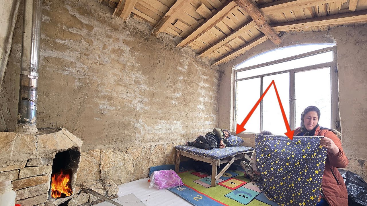 Enjoying a new mattress and pillow: The maternal art of a nomadic lady in design