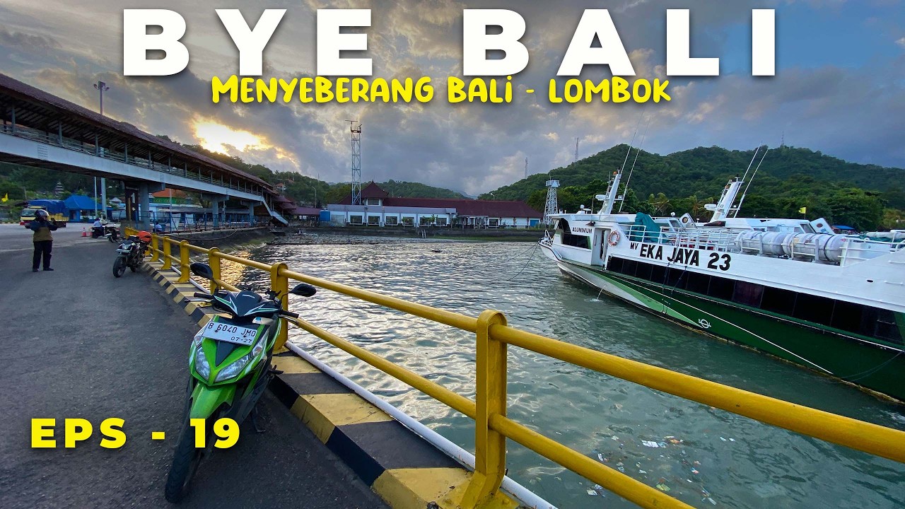 DRAMA BELI TIKET ‼️Sistem Error Hampir Gagal Menyeberang Ke Lombok - Touring Labuan Bajo Eps 19