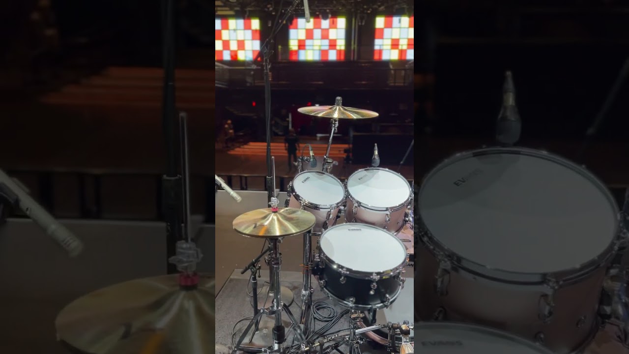 Dennis Chambers Pearl Drums Maple/Gum Setup  #pearldrums #drums #drumset #drumsetup #dennischambers
