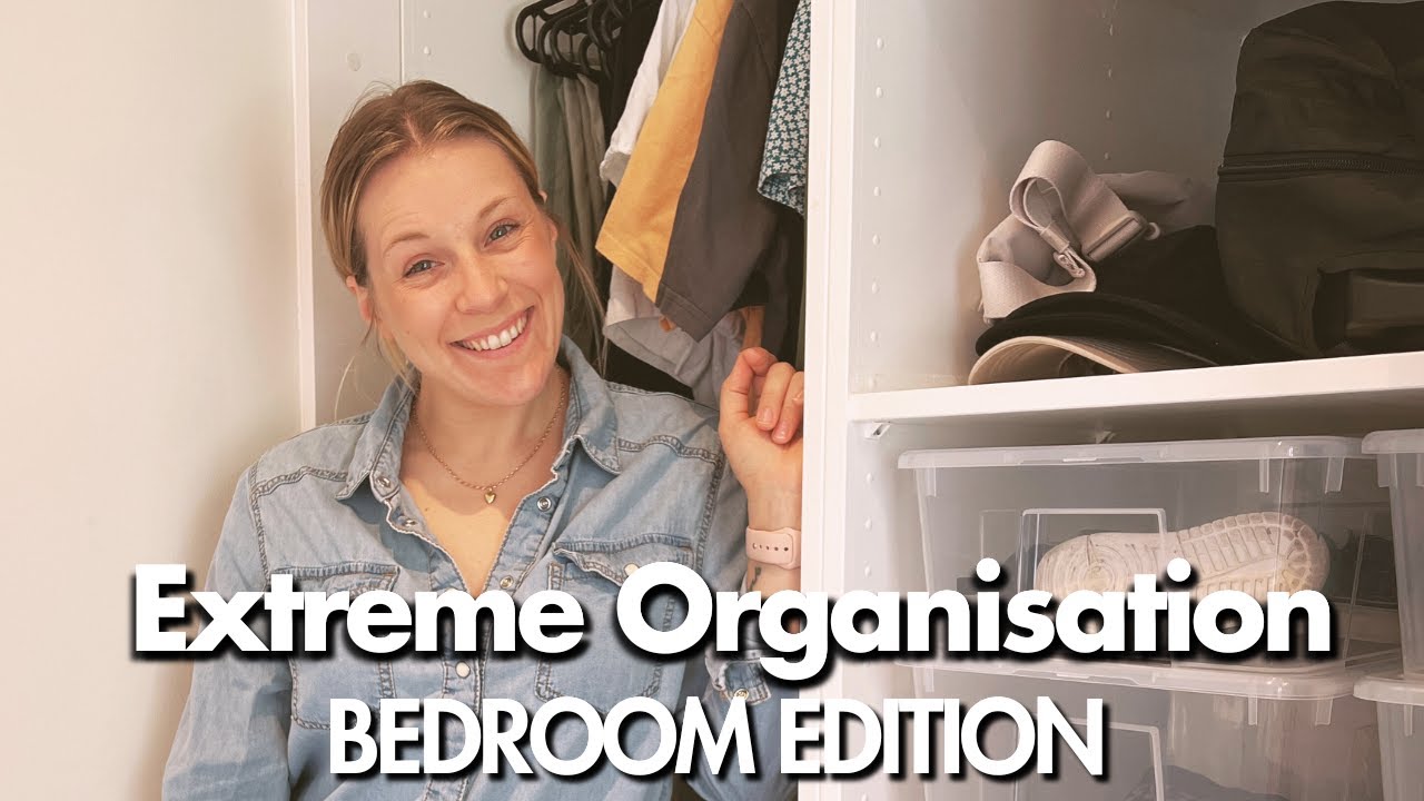 Extreme Bedroom Declutter & Organise | Deep Cleaning, Deep Declutter & Organise With Me