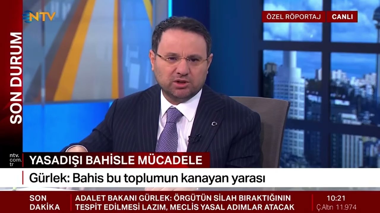 Adalet Bakanı Akın Gürlek: Yasa Dışı Bahis ve Sanal Kumar Toplumumuz Ciddi Bir Tehdittir