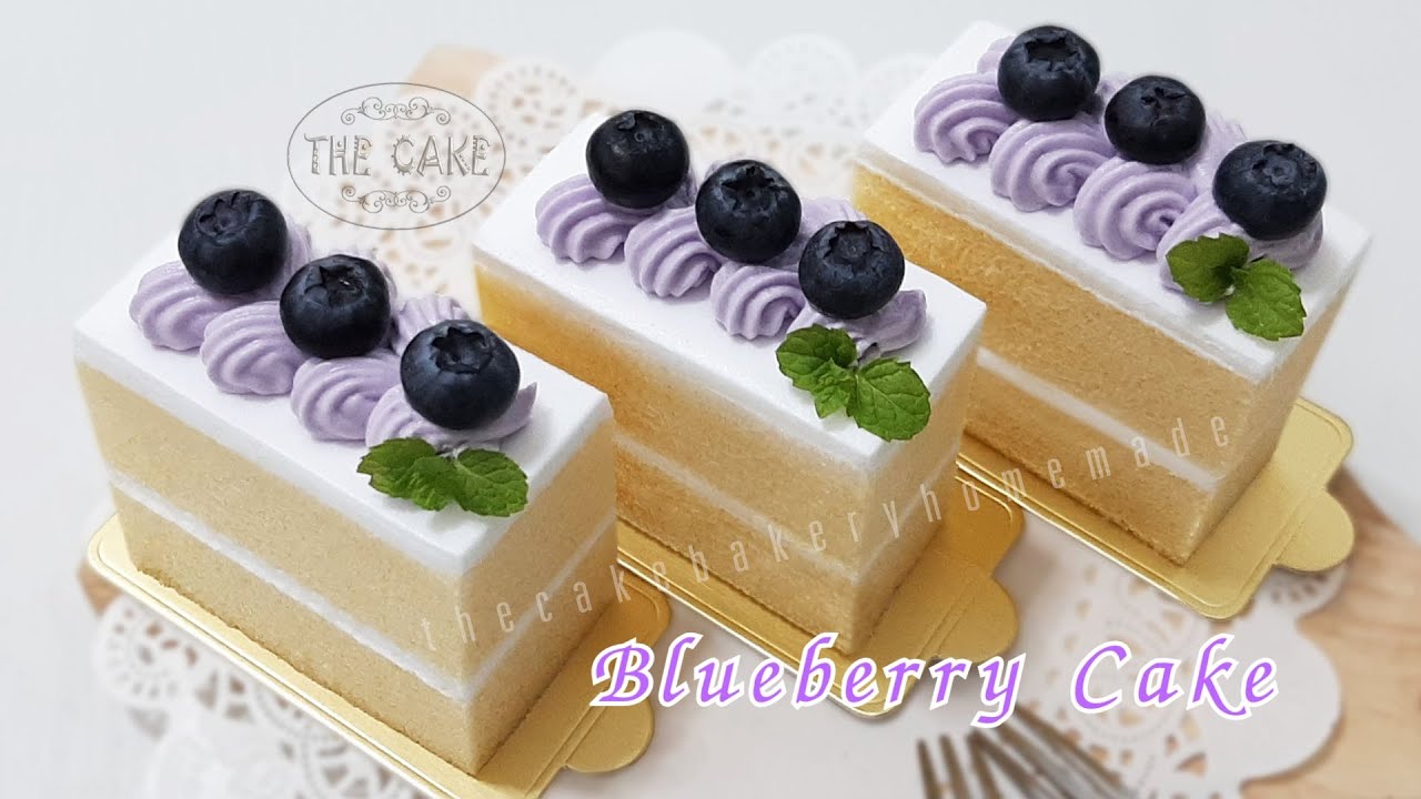 Blueberry Cake l Fluffy - Moist : By The Cake