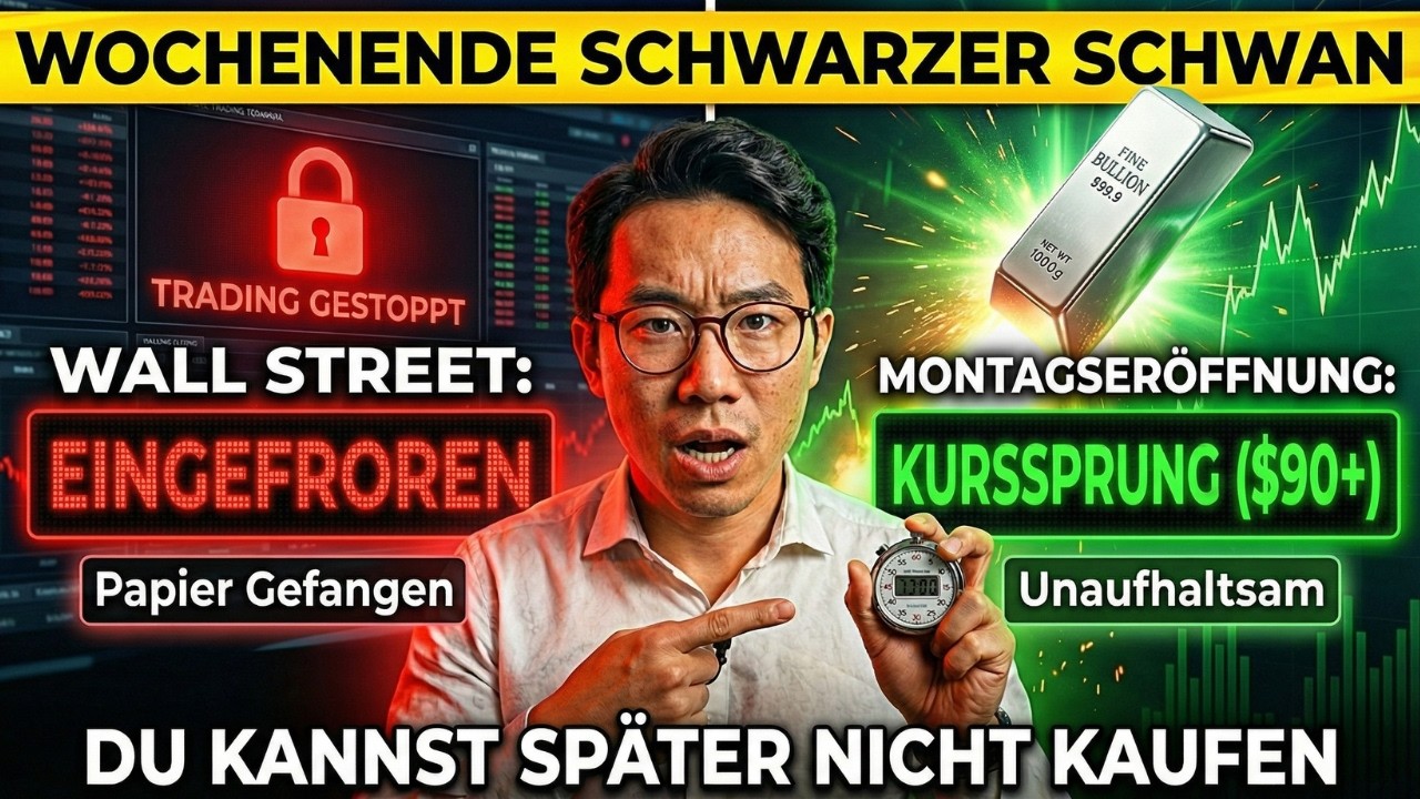 MÄRKTE GESCHLOSSEN: Der „Wochenend-Black-Swan“, der Silber am Montag gapen lässt…