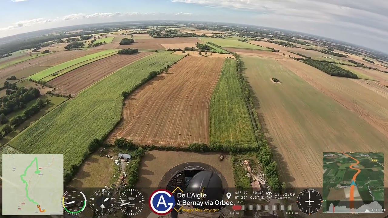 L'Aigle Bernay via Orbec
