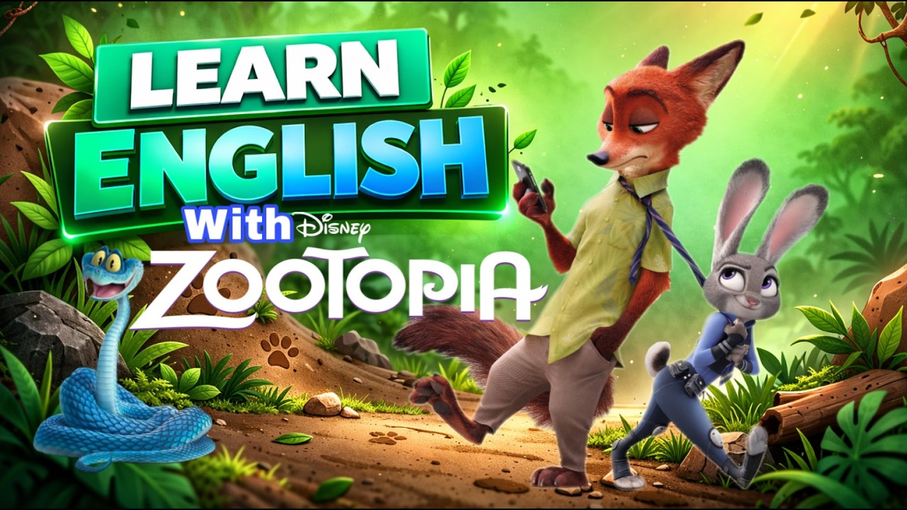 Learn English with Zootopia Disney
