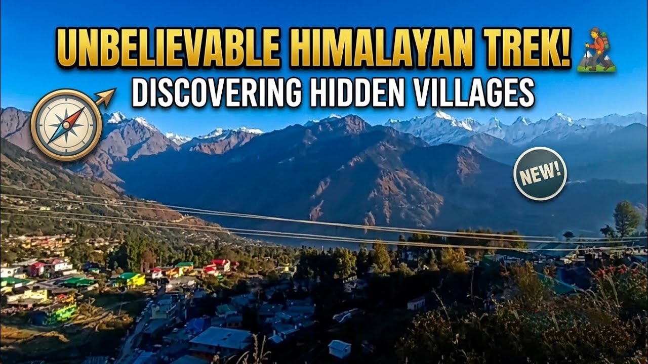 Himalayas ke paas ek khubsurat sa gaw 😍