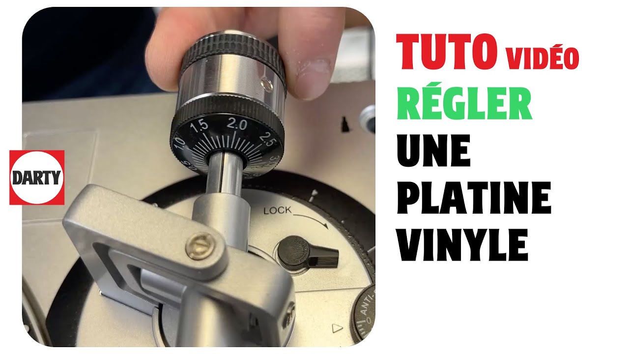 Régler une platine vinyle, pour avoir un SON PARFAIT