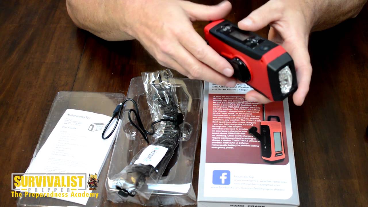 Horizon Tec Bug Out Bag Solar/Crank Radio Review