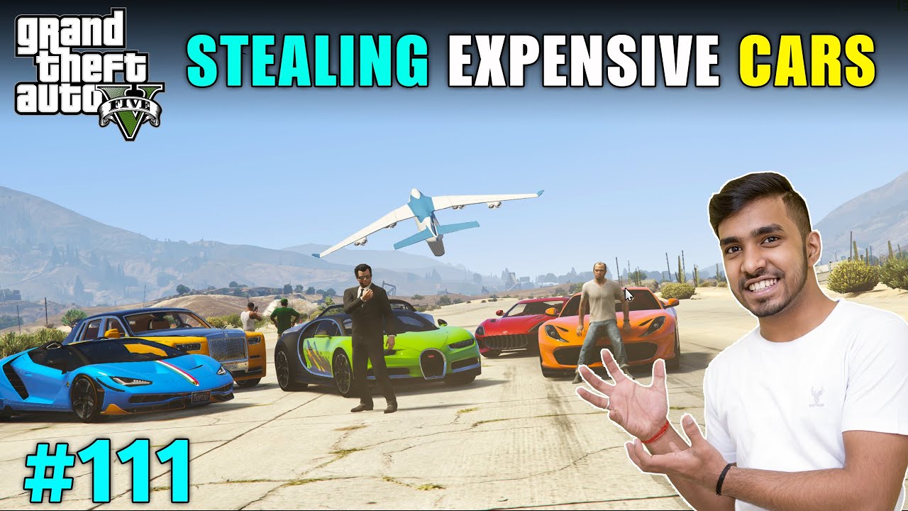 STEALING MOST EXPENSIVE CARS FROM CARGO PLANE | GTA V GAMEPLAY #111