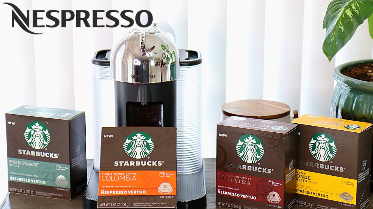 Nespresso Vertuo Starbucks Coffee Capsule Review And Tasting | Nespresso & Starbucks Dream Team