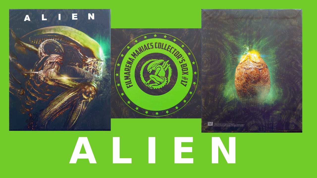👽👽👽 ALIEN - MANIACS COLLECTOR'S BOX Filmarena Limited Collector's Edition Steelbook Blu-ray Unboxing
