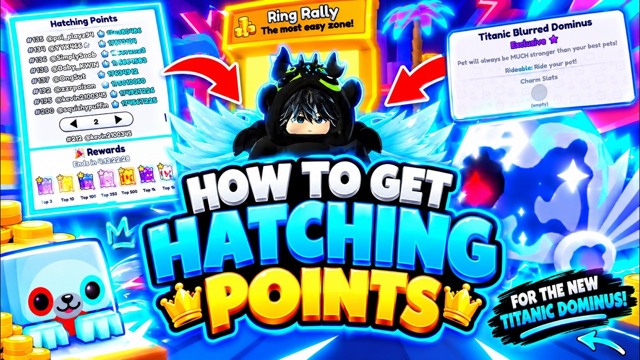 BEST WAY TO GET HATCHING POINTS FAST! | COIN CRAFT | PS99