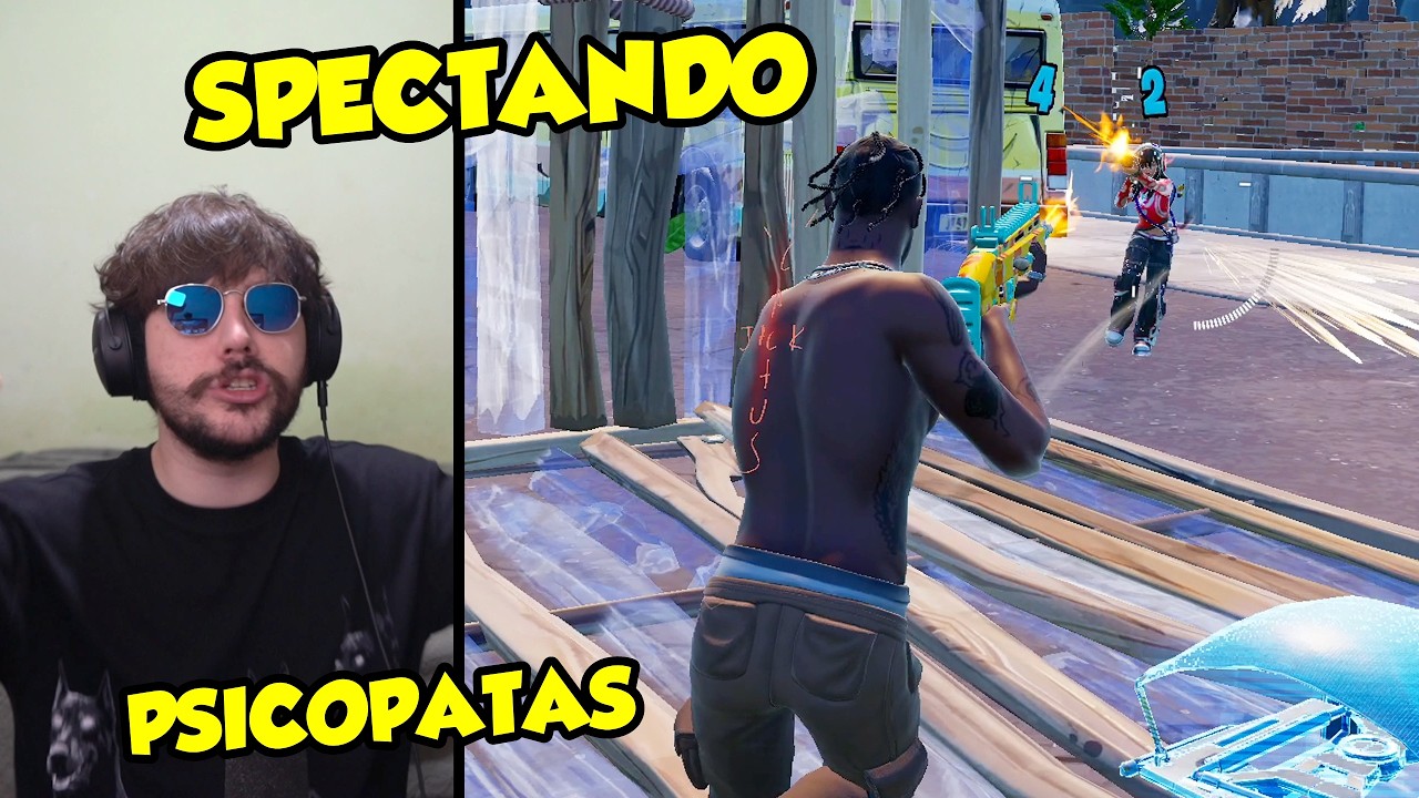 SPECTANDO PSICOPATAS no FORTNITE RAIZ 👀🔥