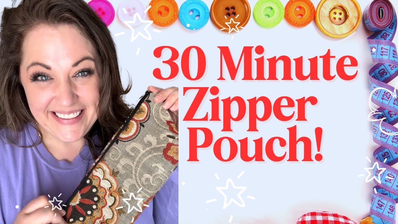 30 Min | $5 | Beginner Friendly Zipper Bag!