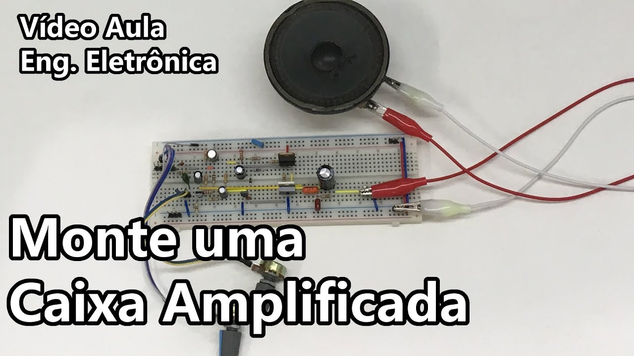 MONTE UMA MINI CAIXA AMPLIFICADA | Vídeo Aula #260