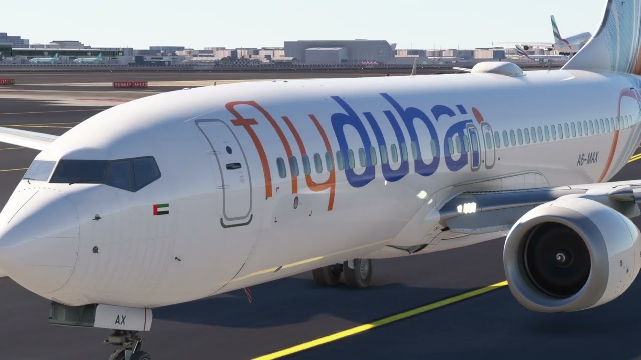 FZ43 - Dubai - Muscat Boeing 737 MAX