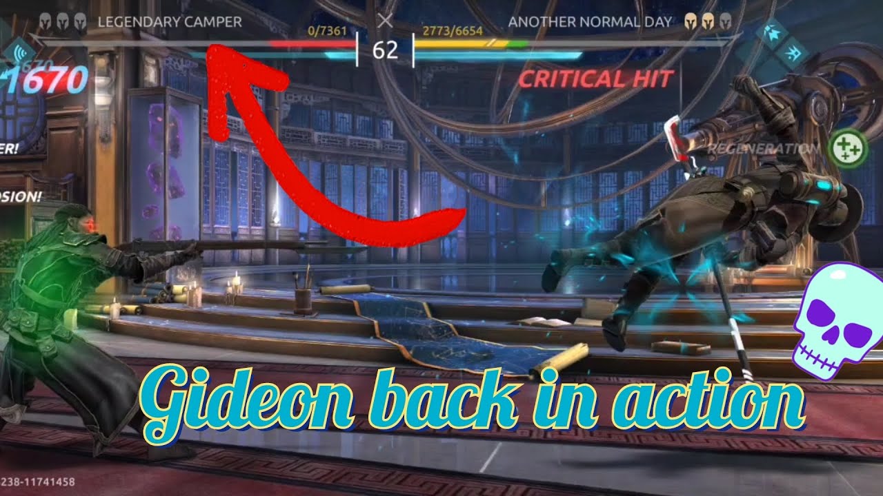 Finally Gideon is back in Action || Legendary Camper or Trash? 🤣 || Shadow Fight 4 Arena